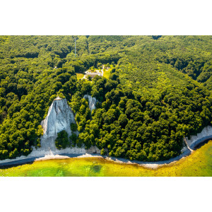 Luftbild vom Nationalpark-Zentrum Königsstuhl