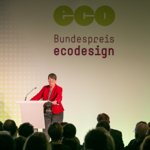 Bundespreis Ecodesign 2014 Bundesumweltministerin Hendricks