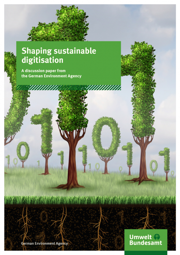 Cover of brochure Shaping sustainable digitisation