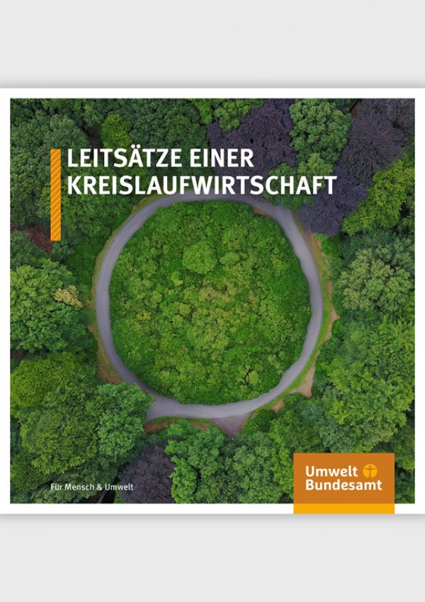 Cover des Leitfadens einer Kreislaufwirtschaft