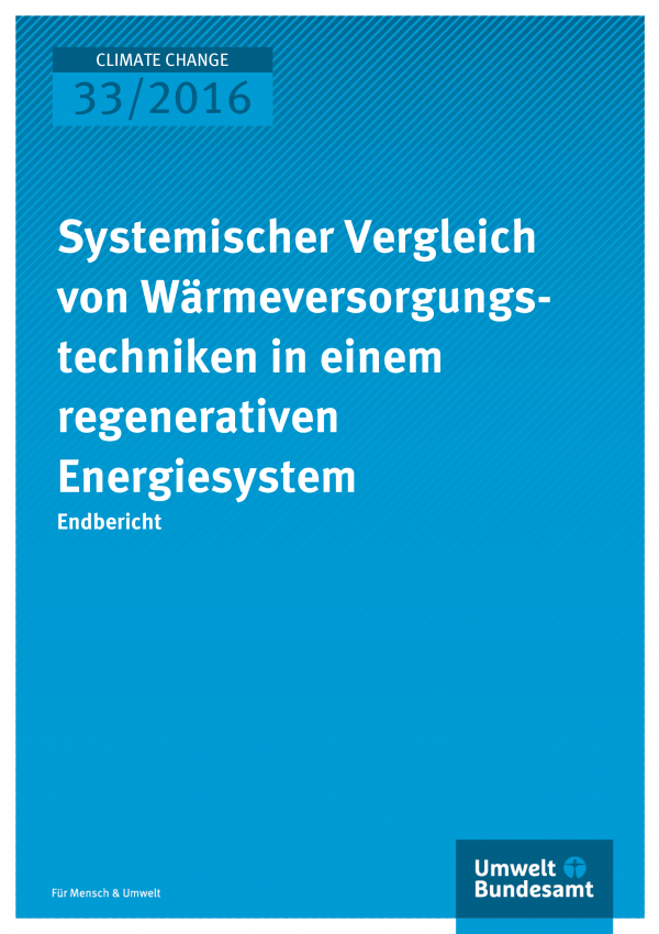 Titelbild Climate Change 33/2016
