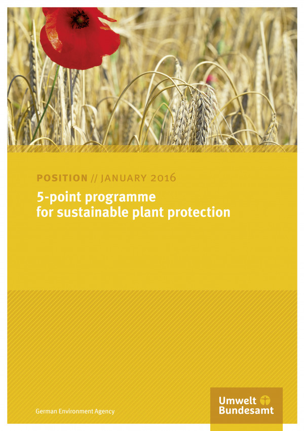 5-point programme for sustainable plant protection 