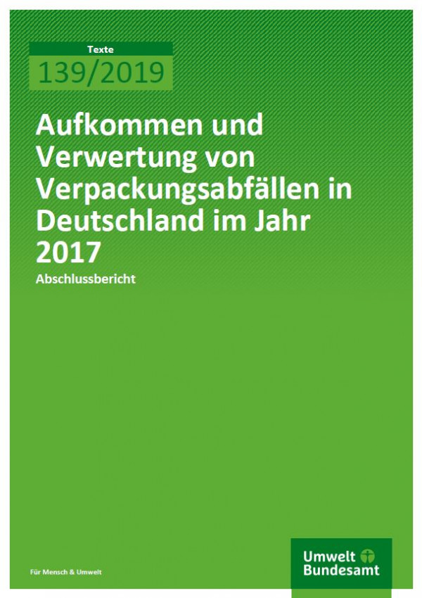 Cover Verpackungsabfall 2017