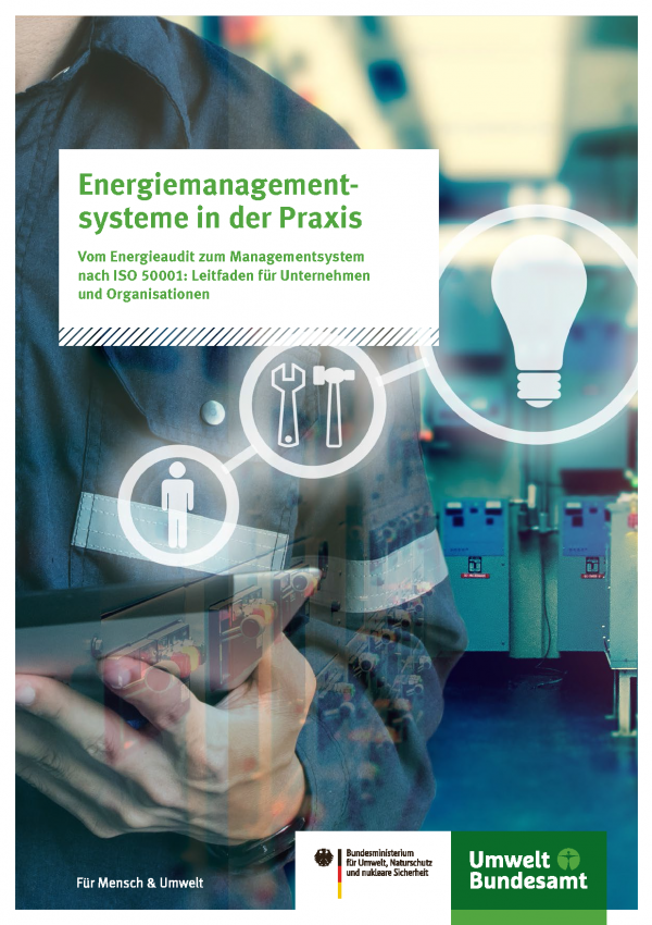 Titelseite der Broschüre Energiemanagementsysteme in der Praxis