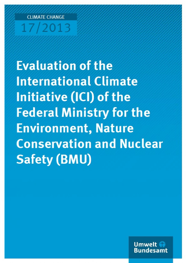 Evaluation Of The International Climate Initiative (ICI) Of The Federal ...