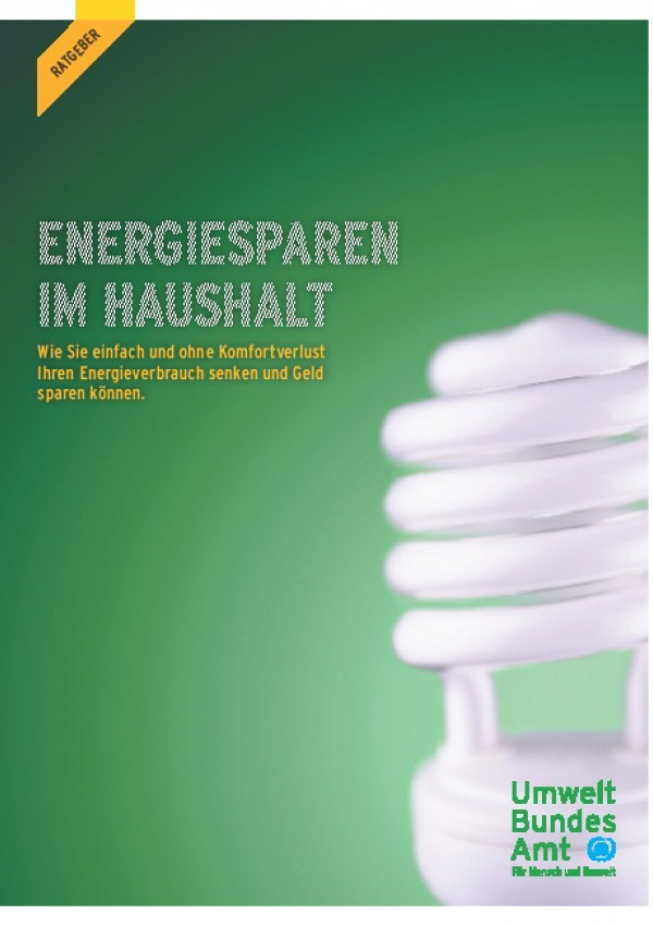 Energiesparen Im Haushalt Umweltbundesamt