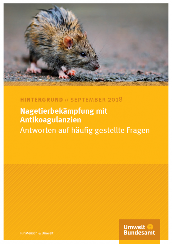 Cover Nagetierbekämpfung mit Antikoagulanzien