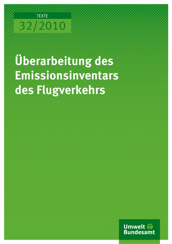 Publikation:Überarbeitung des Emissionsinventars des Flugverkehrs