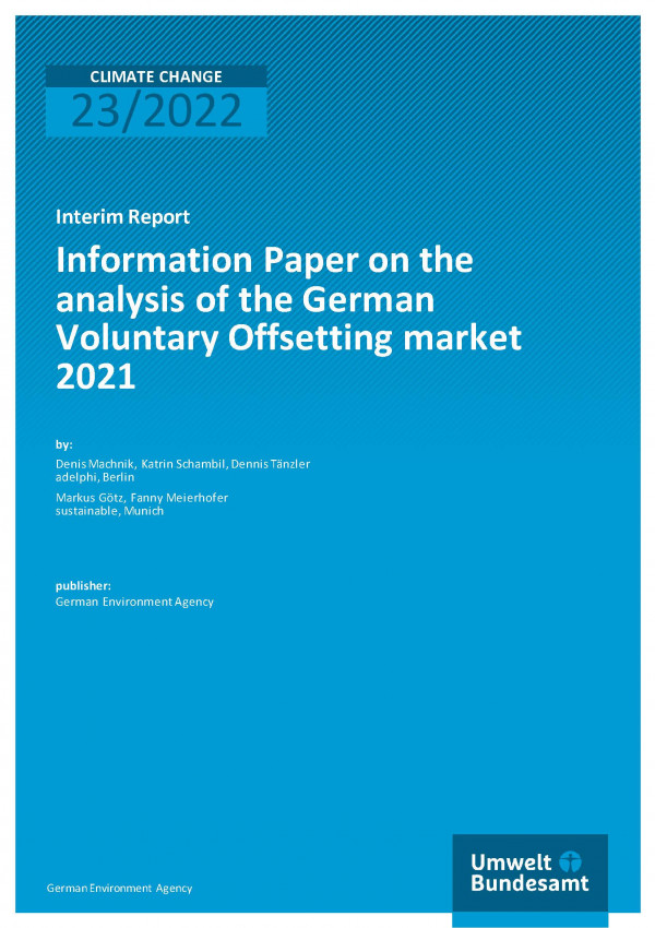 Information Paper on the analysis of the German Voluntary