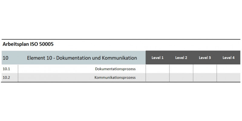 Grafik Element 10 - Arbeitsplan