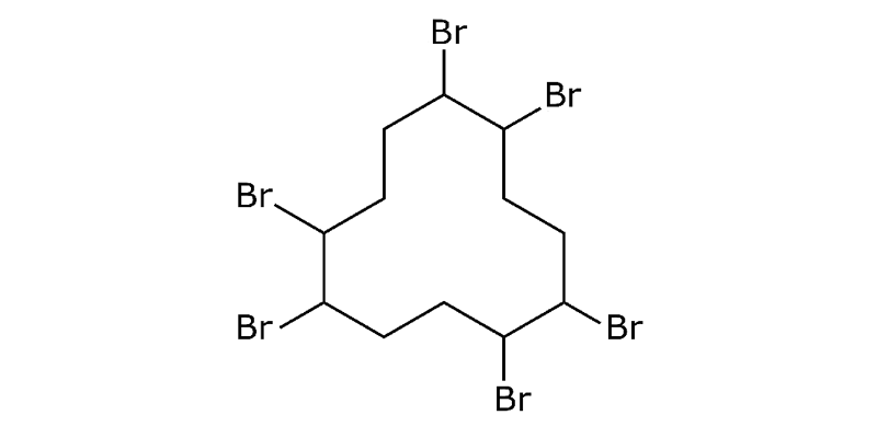 Strukturformel von HBCDD