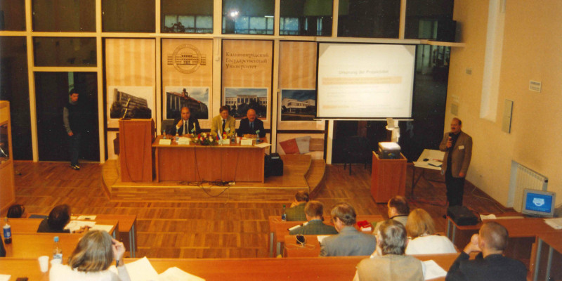 Фотография с одного из семинаров 2-х Российско-Германских дней экологии