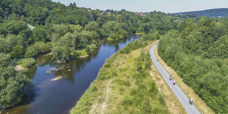 Fluss Ruhr bei Arnsberg