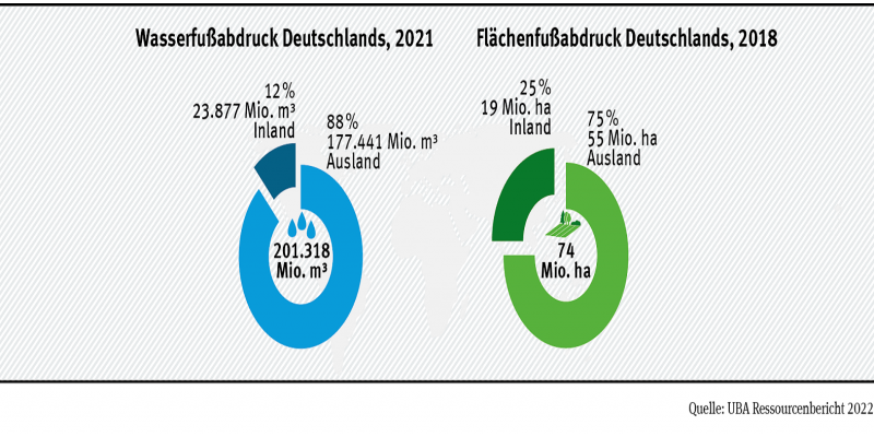 Wasser- und Flächenfußabdruck (Nexus)