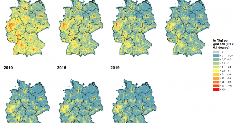 Luftschadstoffbelastung Karte Deutschland CO