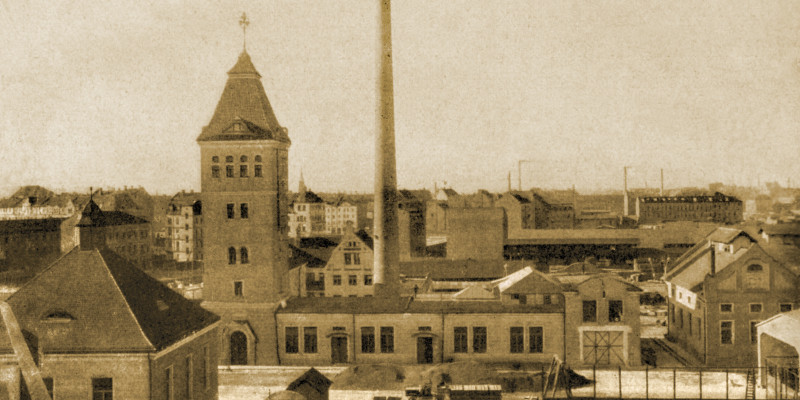 Müllverbrennungsanlage im Stadtbild von Fürth