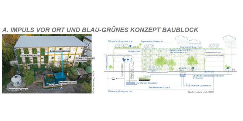 Poster zur Thematik Schwammstadt