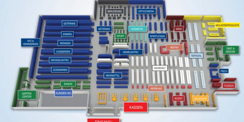 Schema zum ZERO 1-Projekt in der Metro St. Pölten.