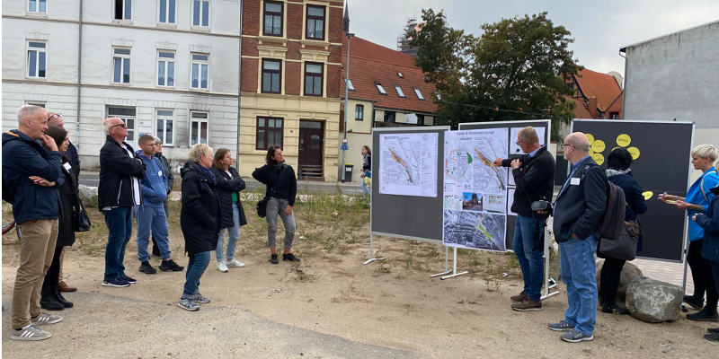 Vor-Ort-Termin Bahnhofsumfeld Hansestadt Wismar