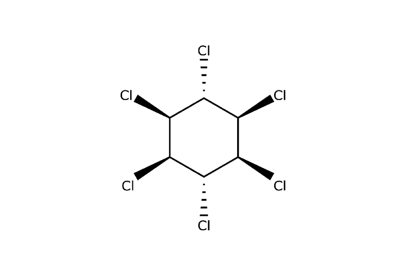Strukturformel von Lindan
