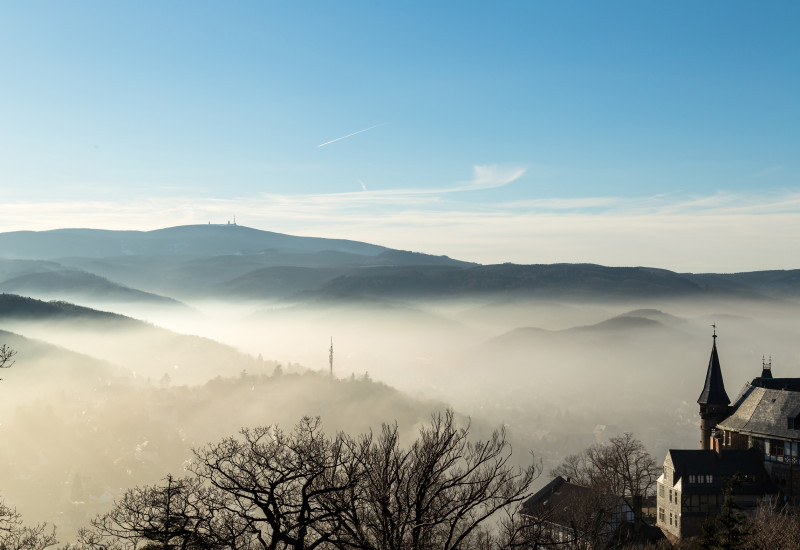 Der Brocken im Nebel