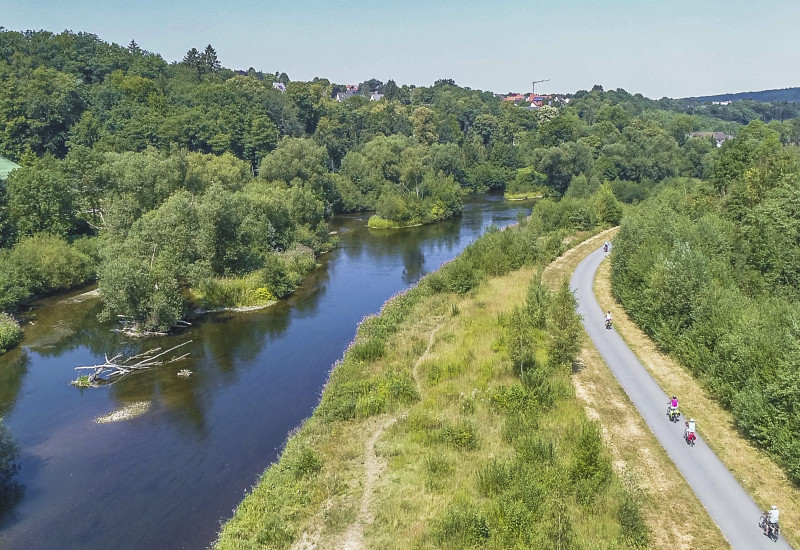 Fluss Ruhr bei Arnsberg