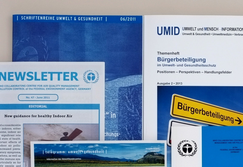 Schriftenreihen und Newsletter zu Umwelt und Gesundheit