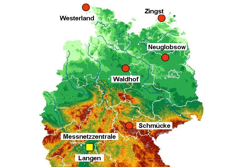 Luftmessnetz des Umweltbundesamtes (C) Umweltbundesamt