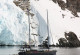 a private yacht in the Antarctic