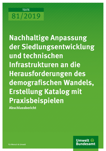 Nachhaltige Anpassung Der Siedlungsentwicklung Und Technischen ...