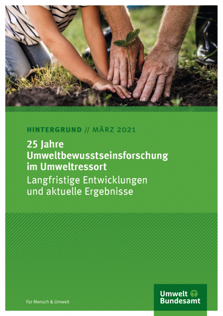 25 Jahre Umweltbewusstseinsforschung Im Umweltressort | Umweltbundesamt