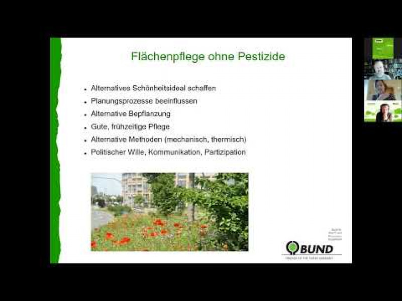 Video der Fachtagung &quot;Insektenschutz in Kommunen - Umsetzung in der Praxis