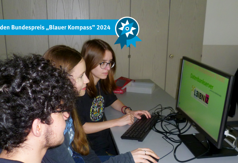 Sonja, Kira und Lennox beim Starten des Datenbankservers auf einem Raspberry Pi