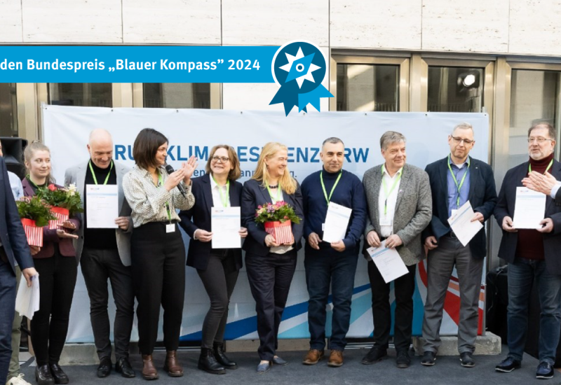 Abschlussveranstaltung des Modelvorhabens KLIMA.PROFIT NRW auf dem Forum Klimaresilienz im Umweltministerium Düsseldorf März 2024